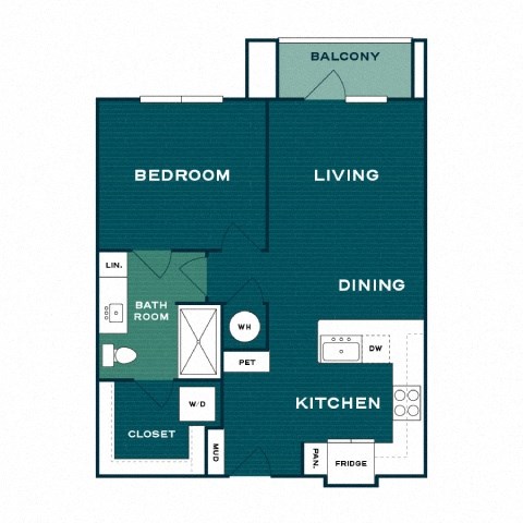 floor plan of the first floor of a two story apartment building